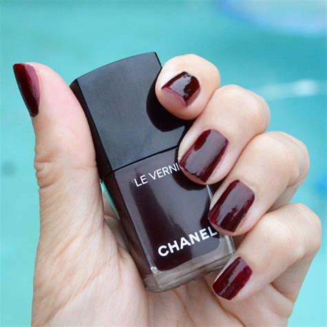 nail polish chanel rouge noir|Chanel Rouge noir nail varnish.